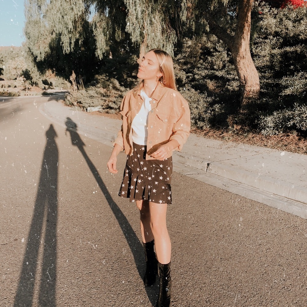 Star mini skirt